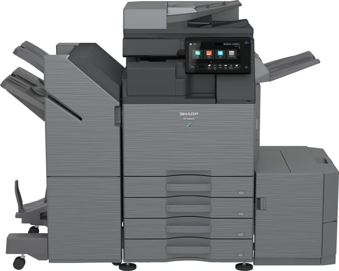 SHARP BP-50M36 - front z opcjami