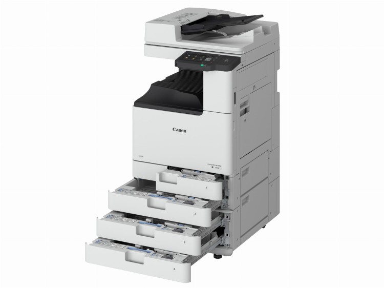Canon imageRUNNER 2945i - widok 3d z kompletem szuflad
