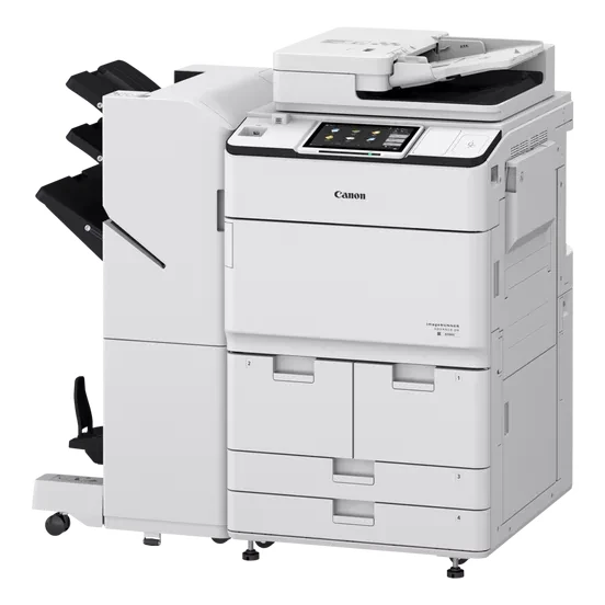 Canon imageRUNNER ADVANCE DX 6980i - widok 3d z finiszerem