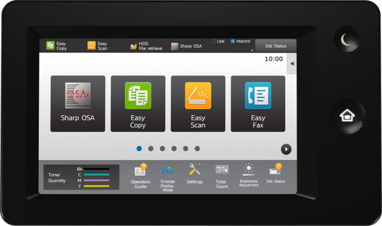 Sharp MX-C304WH - panel