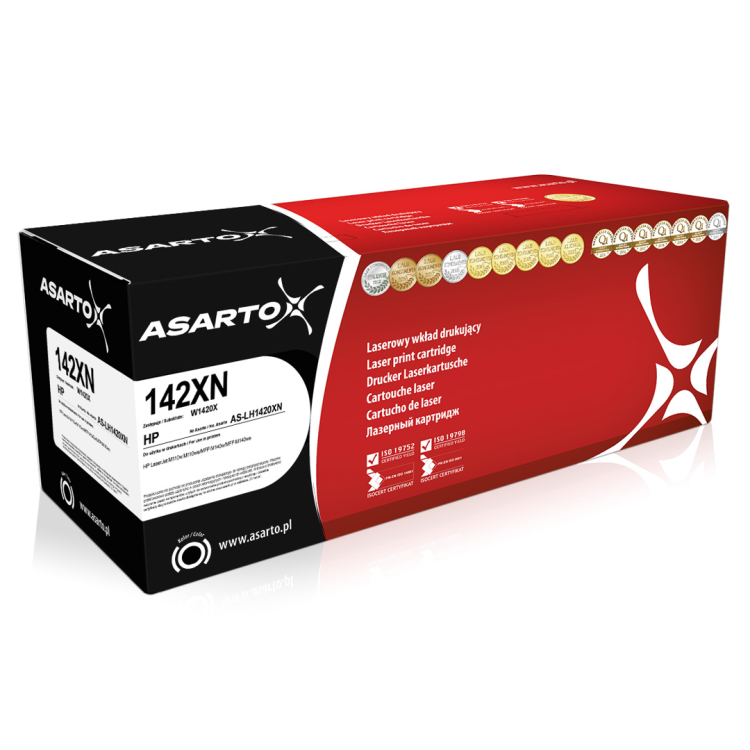 Toner Asarto dAS-LH1420XN o HP 142XN | W1420X | 2000 str. | black
