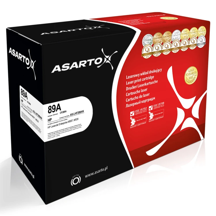 Toner Asarto AS-LHF289AN do HP 89A | CF289A | 5000 str. | black | z chip