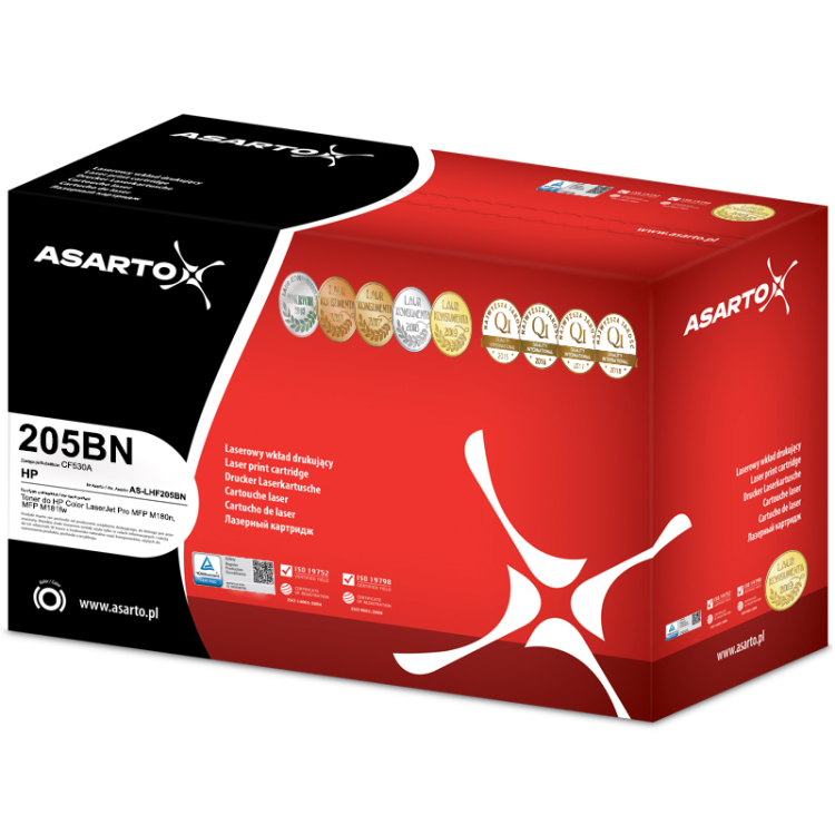 Toner Asarto AS-LHF205BN do HP 205BN | CF530A | 1100 str. | black