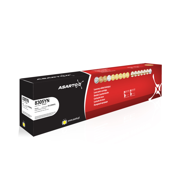 Toner Asarto AS-LK8305YN do Kyocera 8305YN | TK-8305Y | 15000 str. | yellow