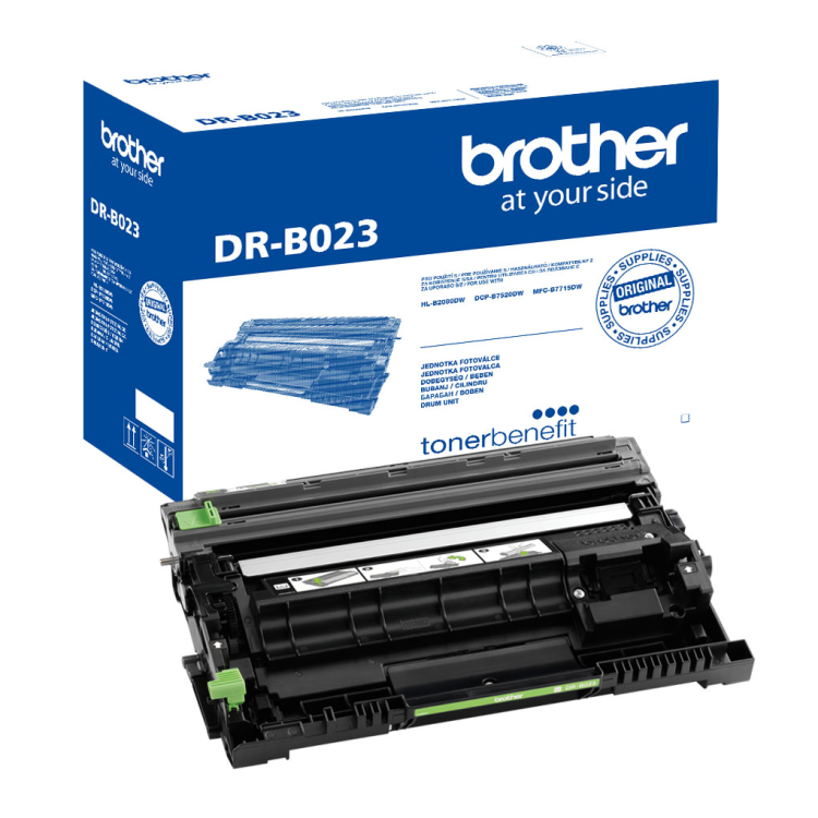 Bęben Brother DRB023 do HL-B2080DW, DCP-B7520DW, MFC-B7715DW | 12000str. | black