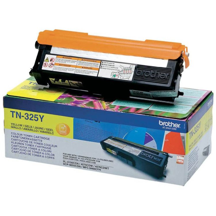 Toner Brother TN325Y do HL-4140CN/4150CDN/4570CDW | 3 500 str. | yellow