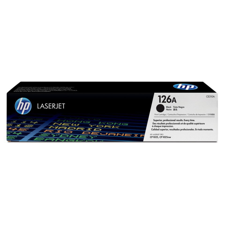 Toner HP 126A CE310A do Color LaserJet Pro CP1025, M175/275 | 1 200 str. | black
