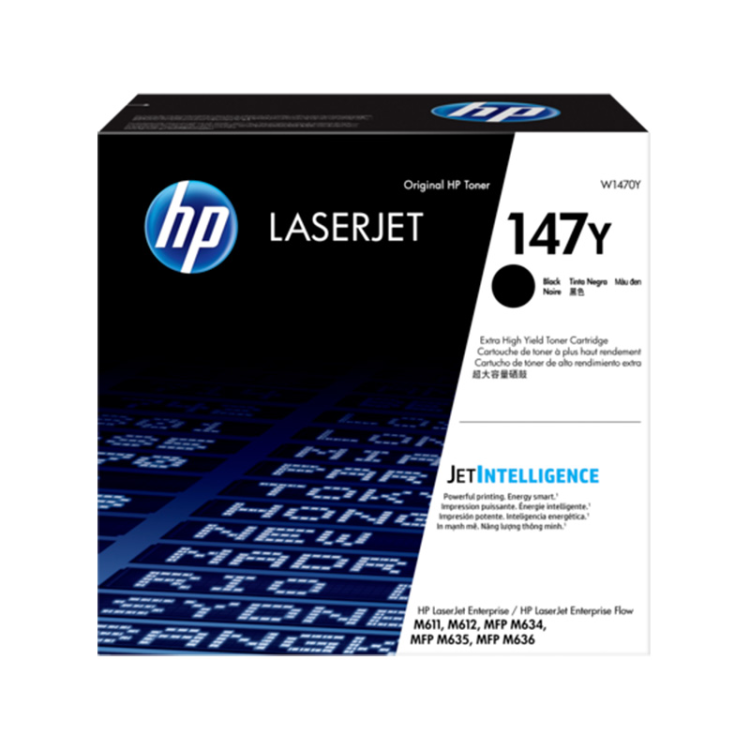 Toner HP 147Y do LaserJet Enterprise M611dn | 42 000 str. | black W1470Y