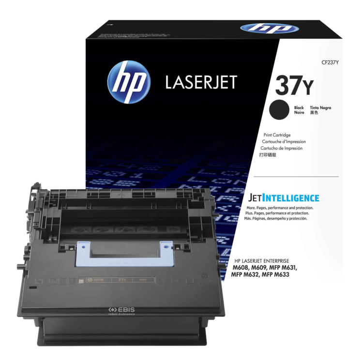 Toner HP 37Y do LaserJet M631 | 41 000 str. | black CF237Y