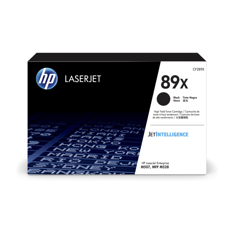 Toner HP 89X do LaserJet Enterprise M507, M528 | 10 000 str. | black CF289X