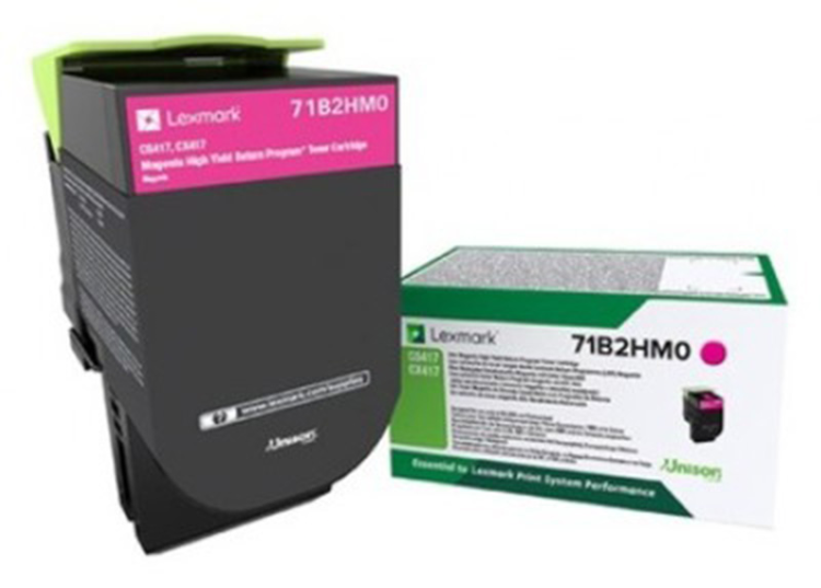 Kaseta z tonerem Lexmark 71B2HM0 do CS/CX4/517 | zwrotny | 3 500 str. | magenta 71B2HM0