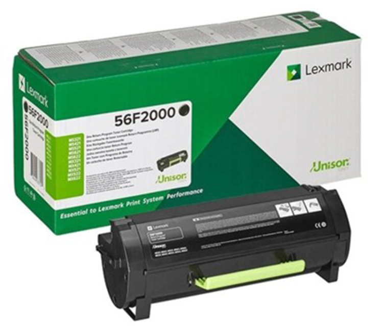 Toner Lexmark do MS321/421/521|521| 621|MX321| 15 000 str. | black korporacyjny 56F2H0E