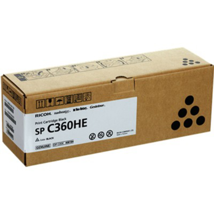 Toner Ricoh do SP C360DNw | 7 000 str. | black 408184
