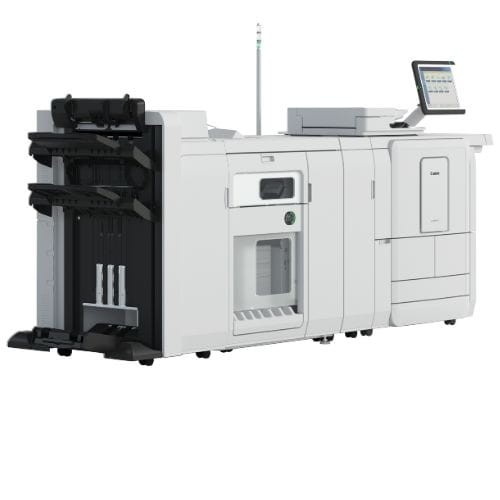 Canon VarioPrint seria 140 - widok 3d z finiszerem