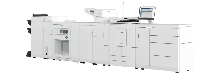 Canon VarioPrint seria 140 - widok z opcjami