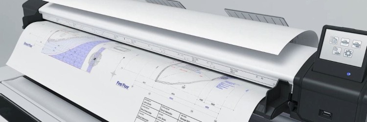 Ploter Canon ze skanerem Canon Lm36 - podczas skanowania