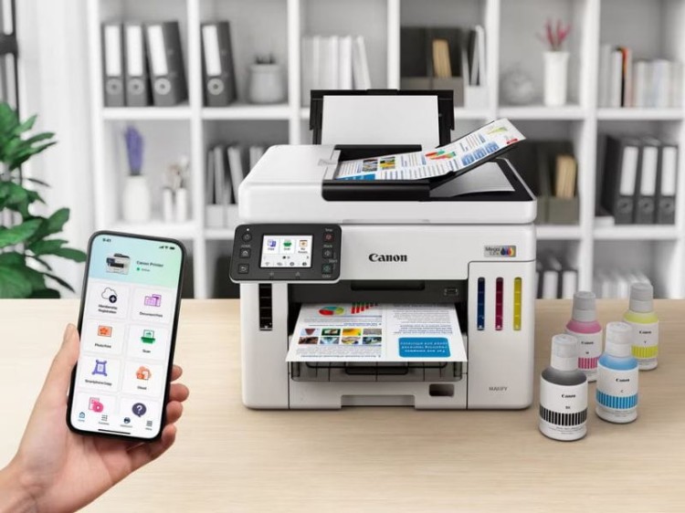 Drukarka Canon GX7140 - widok w biurze