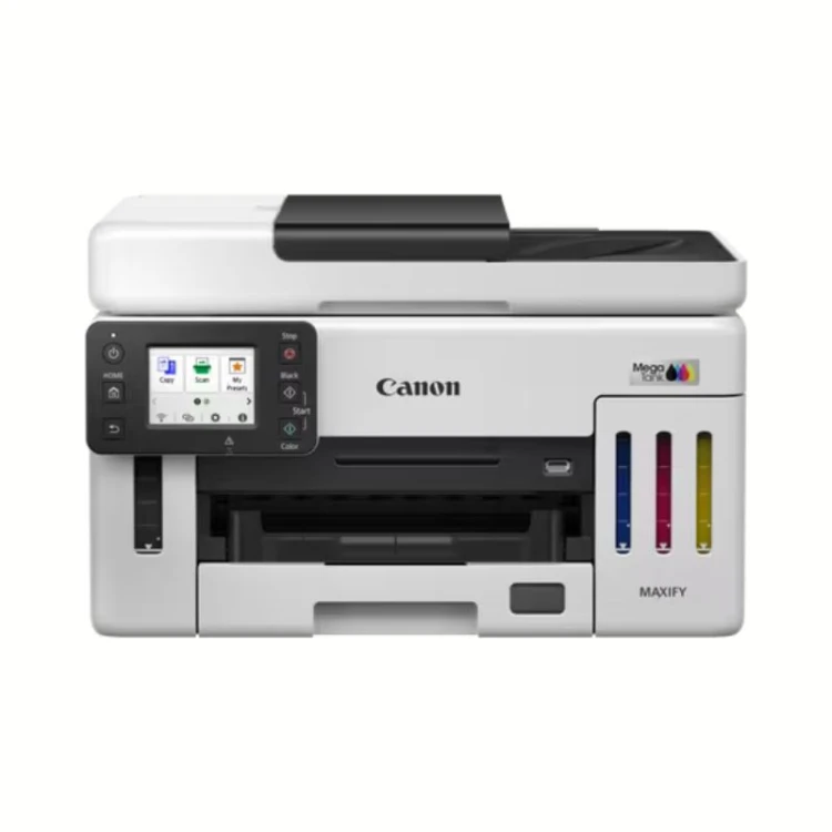 Drukarka Canon GX6140 - widok z przodu bez wydruku