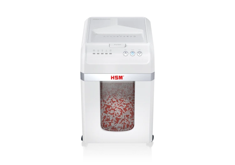 Niszczarka HSM shredstar X200 - widok 3d z przodu