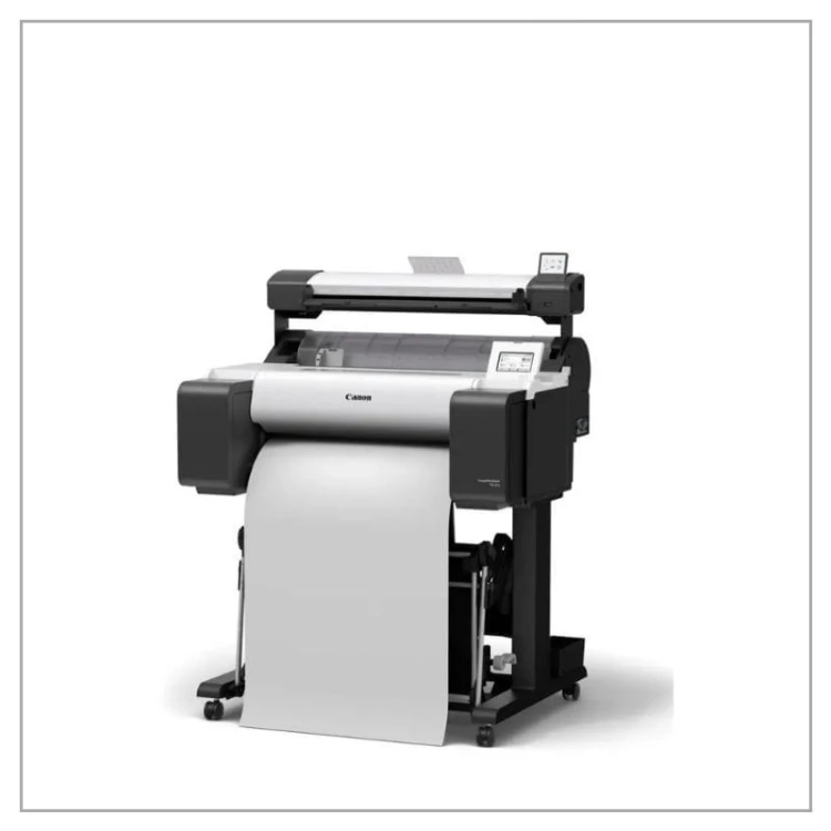 Canon imagePROGRAF TM-255 MFP ze skanerem Lm24 i twardym dyskiem widok 3d