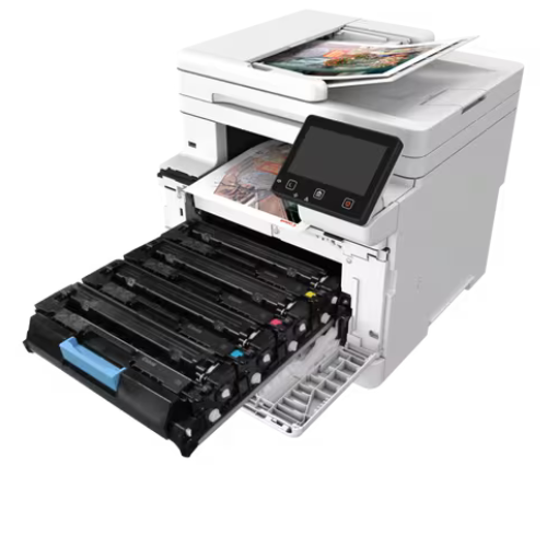 Canon MF660cdw - widok z tonerami