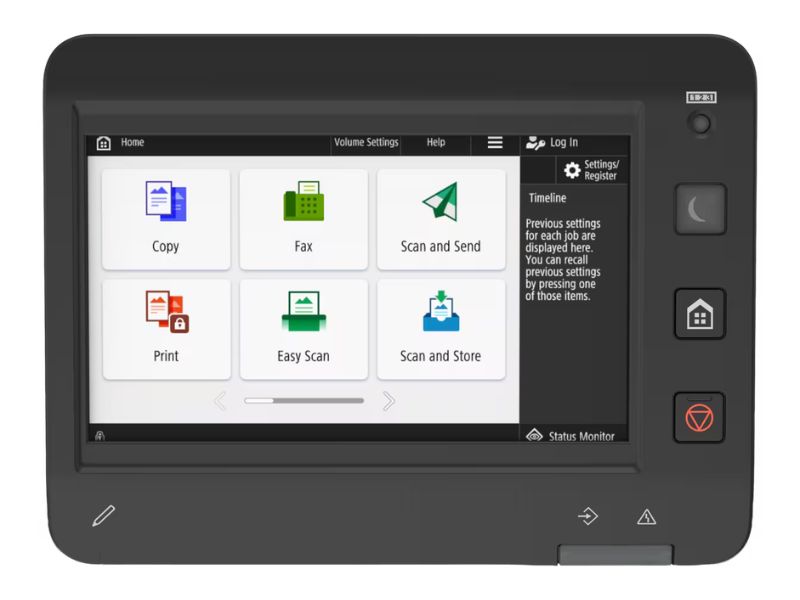 Inteligentne zarządzanie ochroną w drukarce Canon
